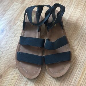 Cushionaire Memory Foam Sandals - womens 9.5
